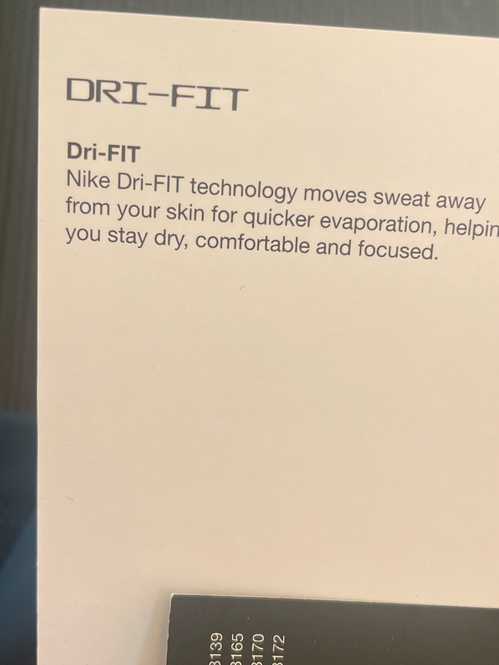 Nike One Dri-Fit Gentle Support High-Rise Teal 7/8 Training Leggings Sz Med NWT - Picture 7 of 7